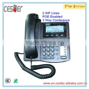 2 Lines Sip ip Phone Support Smart Voip Wifi Sip Phones thumbnail-1