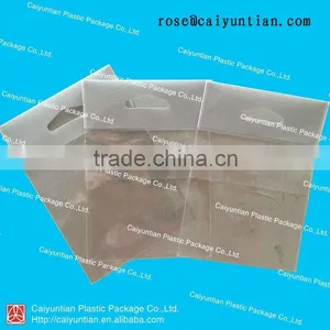 Clear Header Plastic Bag With Hang Hole thumbnail-1