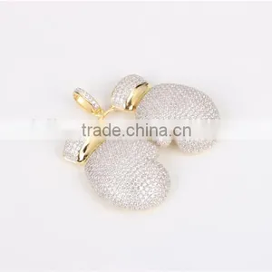 Top Sales Cheap Copper Hip Hop Pendant Neckalce Charm thumbnail-2