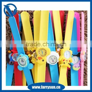 2015 Promotional Silicone Slap Watch With Janpanese Movement thumbnail-6