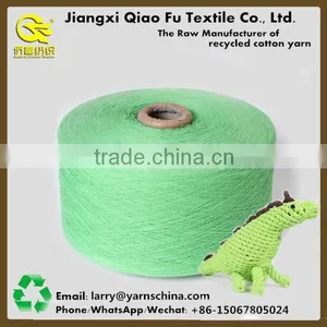 OE Recycled/Regenerated Cotton Polyester Blended Yarn Manufacturer for Hand Knitting Pet Toy thumbnail-3