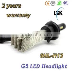 2 Years Warranty !! Hi/lo Beam G5 Led Headlight Super Brightness Auto Led H13 6000lm Headlamp With 6500k for More Safer thumbnail-4
