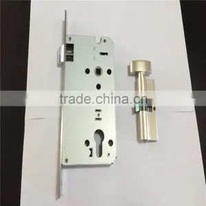 Euro Profile Single Security Door Cylinder Mortise Lock thumbnail-3