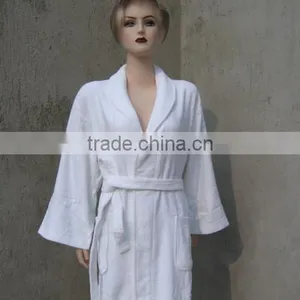 100% Cotton Wholesale Cotton Waffle Bathrobes thumbnail-4