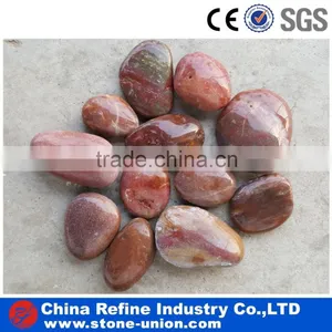 Top Quality Natural Red Pebble Stones thumbnail-1