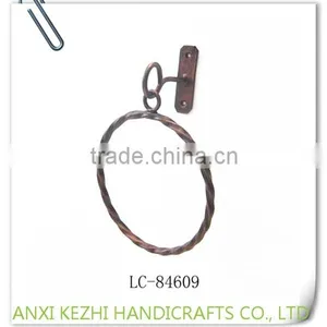 LC-84610 China Wholesale Hotel Bathroom Wall Brass Hanging Towel Hook thumbnail-3