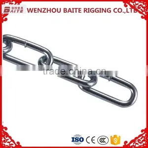 STEEL ELECTRIC GALVANIZED DIN763 WELED CHAIN SHORT LINK CHAIN CUSTOM CHAIN RIGGING HARDWARE thumbnail-1