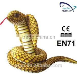 Yiwu Factory Wholesale Lifelike Stuffed Cobra Animal Toy thumbnail-4