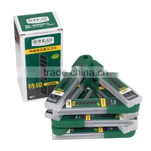 LAOA SK2 18 MM 10PCS Set 3times Longer Life Whole Black Blade/ Utility Knife/ Art Knife Blade thumbnail-5
