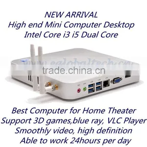 USB3.0 Mini Computer V2-I5 WIN8 WIN7 LINUX Compatible 3D Blue Ray Supporting thumbnail-1
