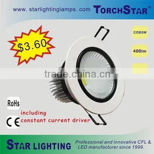High Lumens Recessed COB Down Lighting Fitting 5W thumbnail-1