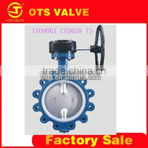 BV-LY-0078lug Type Worm Gear Actuated Wafer Screw Type Butterfly Valve thumbnail-1