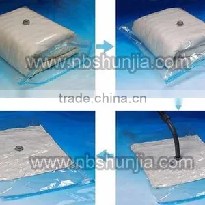 Vacuum Storage Bag Use White or Blue Zipper thumbnail-1