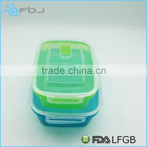~Leak Proof Refrigerated Lunch Box With Lock for Children thumbnail-2