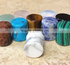 Body Jewellery Organic Stone Plugs thumbnail-1