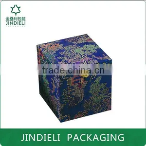 Nice Decorative Cloth Wood Gift Box Packaging thumbnail-1