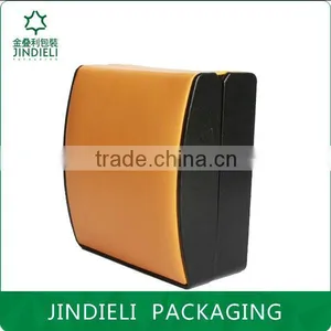 Fashion Arc Yellow and Black Leather Jewelry Box thumbnail-2