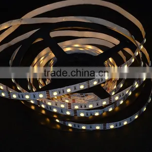 Festalight Wholesales 12V Non-waterproof ce Rohs IP20 50m per Roll 4.8w Blue PVC Warm White 5050 Led Flexible Strip 3528 thumbnail-1