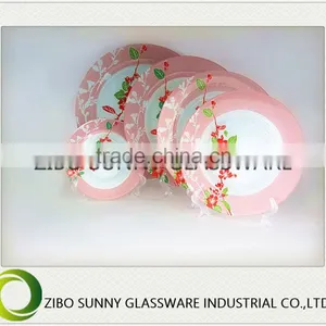 Flowers in Full Bloom of Glass Plate is One of the Branches thumbnail-2
