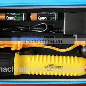 Machfally IP68 180LM Q5 LED Diving Flashlight Led Diving Torch Light Led Diving Light With Waterproof thumbnail-1