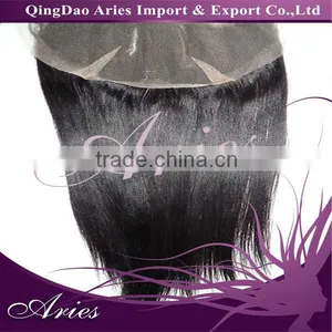 Stock Indian Hair Remy Lace Front Closure With Baby Hair thumbnail-1