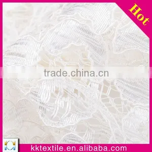 New Arrival 25% Nylon 75% Rayon With Gold Flower Rayon Nylon Blend Fabric thumbnail-3