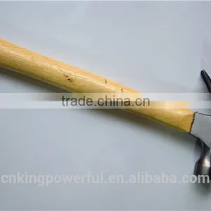 High Quality Claw Hammer (rubber &wooden Handle) Hand Tools Garden Hammer thumbnail-2
