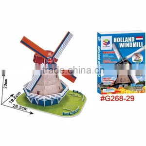 Holland Flower Shop 3D Jigsaw Puzzle Perfect Educational Kid Toy thumbnail-5