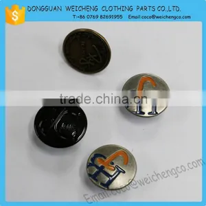 Metal Jean Jacket Buttons With Custom Logo thumbnail-1