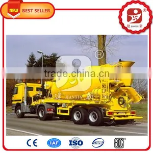 Programmable Self Loading Concrete Mixing Machine Truck Type Mixer Self Loading Concrete Feeding Mixer for Sale With CE Approved thumbnail-1