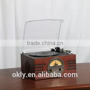 Nostalgia Gramophone Radio Vinyl Player With CD USB SD RADIO Player thumbnail-3
