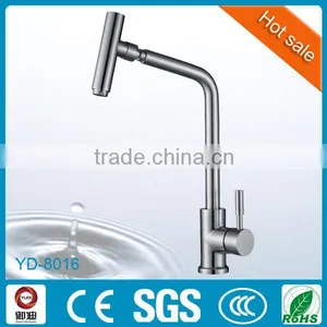 Deck Mounted Kitchen Stainless Steel Basin Faucet thumbnail-1