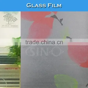 M003 Self Adhesive Decorative PVC Colored Glass Film Window Paper thumbnail-4