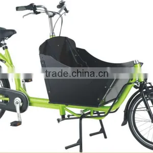 Two Wheel Cargo Bike Pedal Assisted Cargo Bike Family Cargo Bicycle thumbnail-1