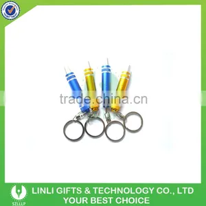 Torch Shaped Metal Aluminium Tool Kit Keyring thumbnail-6
