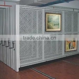 Art Compact Mobile Shelving, Mobile Filing Cabinet, Movable Metal Cabinet,high Saving Space Art Mobile Cabinet thumbnail-3