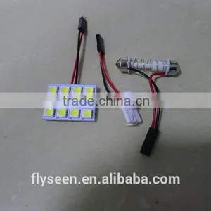 Car Interior Light Led Dome Light 20smd Led 5050 T10 Festoon Dome thumbnail-5