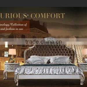Luxury Antique Wooden Bedroom Furniture Antique Hand Carved Chair Furniture thumbnail-5
