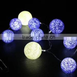 Colored Cotton Balls Mini Single Led Lights Battery Powed thumbnail-2