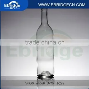 750ml High Quality Clear Empty Glass Beer Bottle thumbnail-1