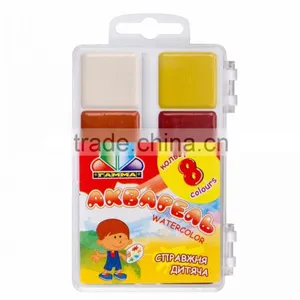 Watecolor, Water Color, Watercolour 8 Colors With or Without Brush thumbnail-2