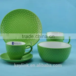 Newly Designed Stoneware Dot Pattern Dinnerset thumbnail-3