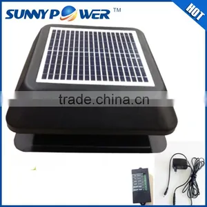 15 Watt Square With Battery Solar Fan and no Power Roof Ventilation Fan thumbnail-1