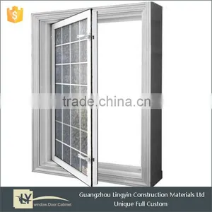2015 American Standard Aluminum Low E Double Glass Window With Grill Design Factory in Gaungzhou thumbnail-1