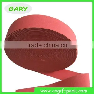 Flat Polyester Produce Red Elastic Cord for Clothes thumbnail-1