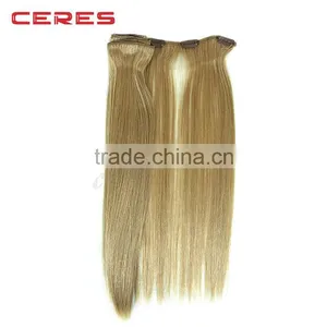 Xuchang Ceres Cheap Clip in Hair Extensions, 100% Synthetic Hair, Top Quality Clip Hair thumbnail-4