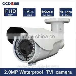IP66 1080P HD TVI Camera Digital Surveillance Megapixel 2.8-12mm Varifocal Lens IR Night Vision 2MP Full HD CCTV Camera System thumbnail-1