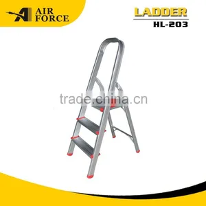 AF HL203 High Quality 3 Step Aluminum Ladder thumbnail-1