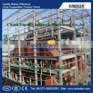 SINODER Edible Cooking Oil Refinery Plant Sunflower Soy Crude Palm Oil Edible Oil Physical Refinery Plant thumbnail-4