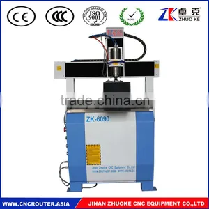 3200W NCStudio Control 4 Axis Small Wood CNC Router 6090 With Stainless Steel Water Tray X(60CM)*Y(90CM)*Z(25CM) CE Approval thumbnail-1
